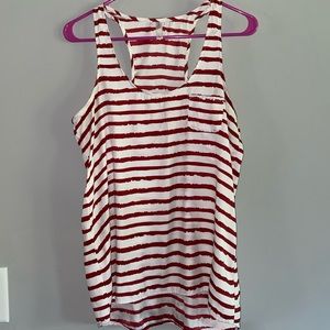 cute stripped tank top